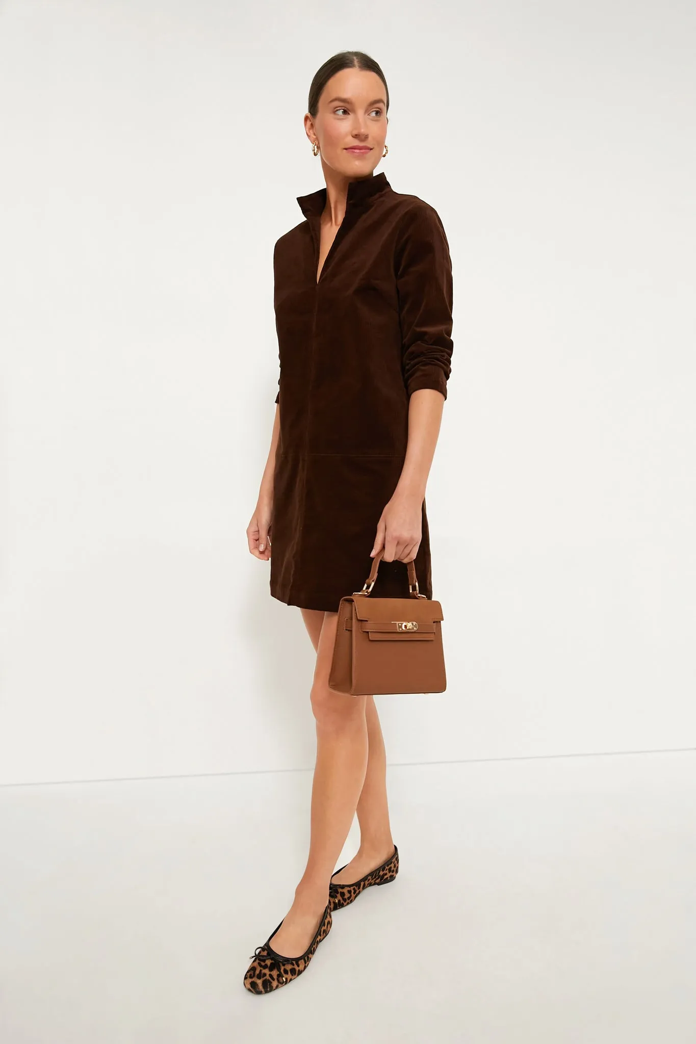 Brown Corduroy Clifton Dress sold by Tuckernuck product image thumbnail 2