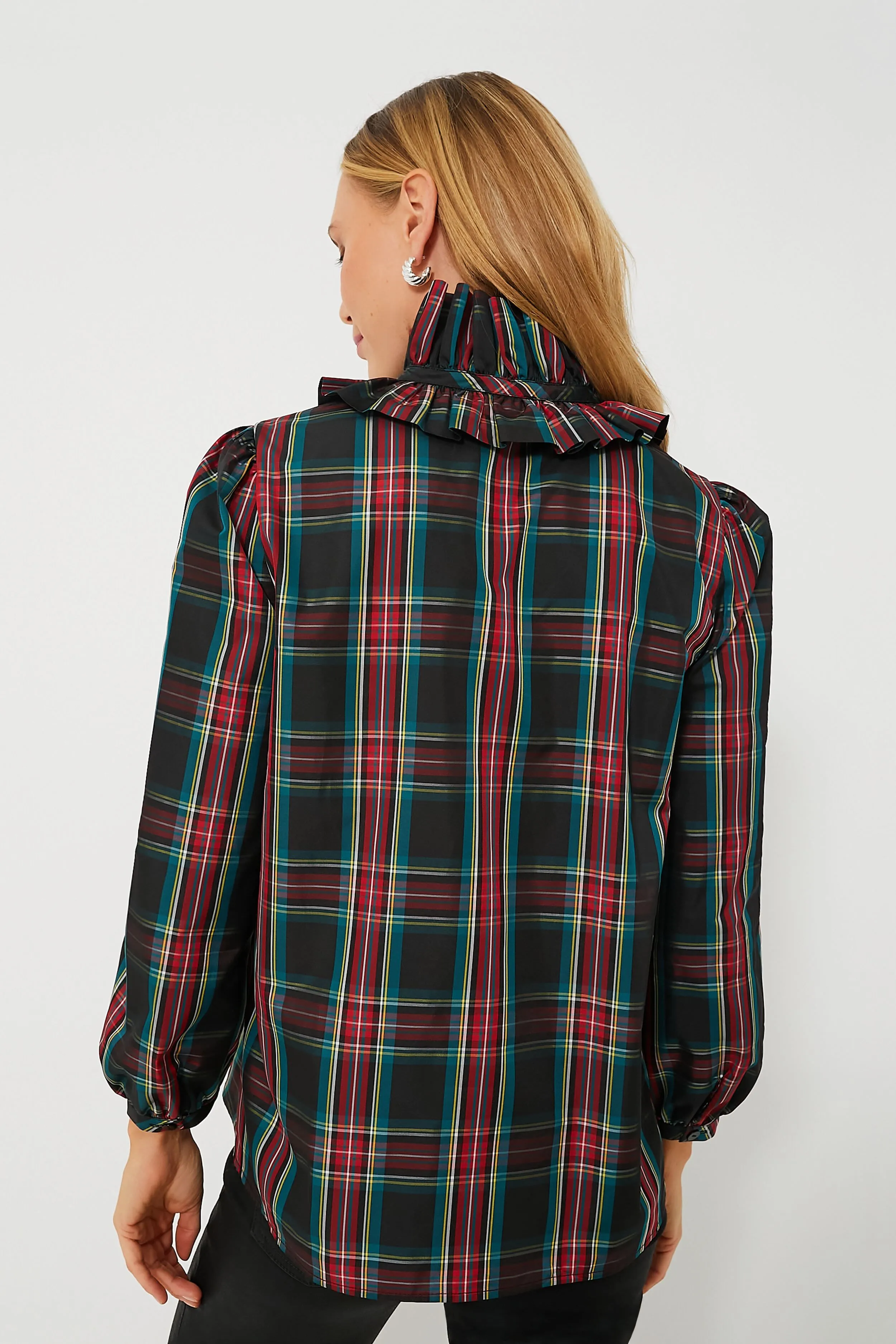 Highland Tartan Bouvier Blouse sold by Tuckernuck product image thumbnail 4