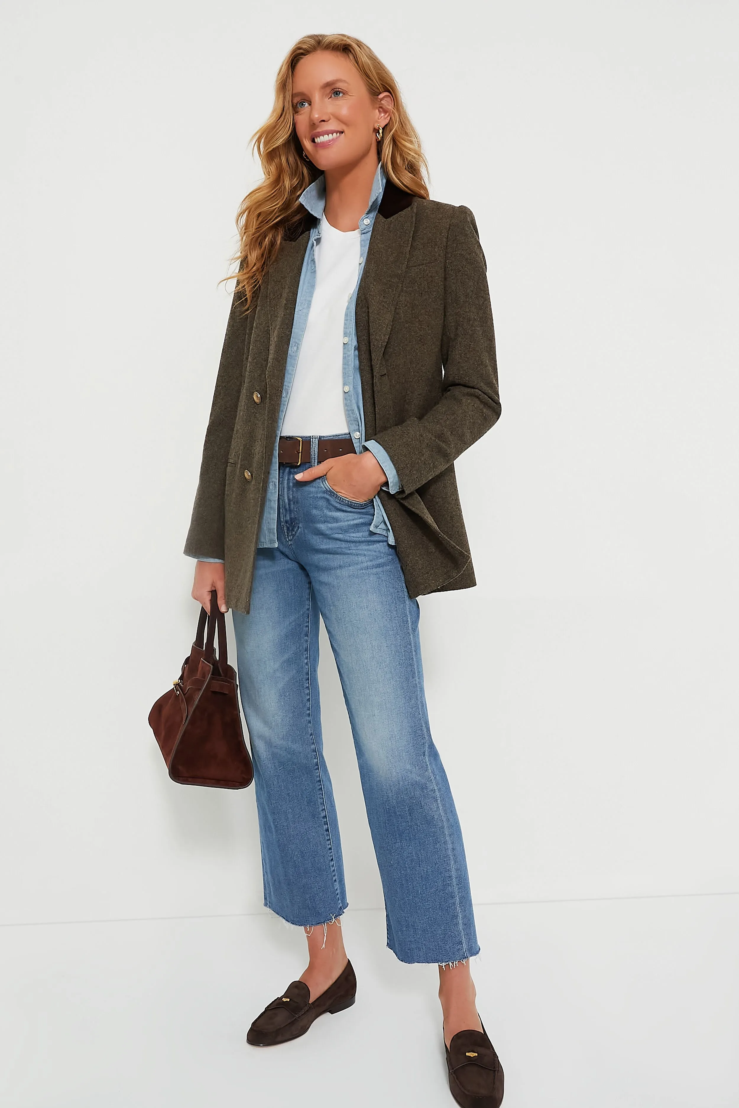 Chestnut Veronica Beard Dash Bag sold by Tuckernuck product image thumbnail 3