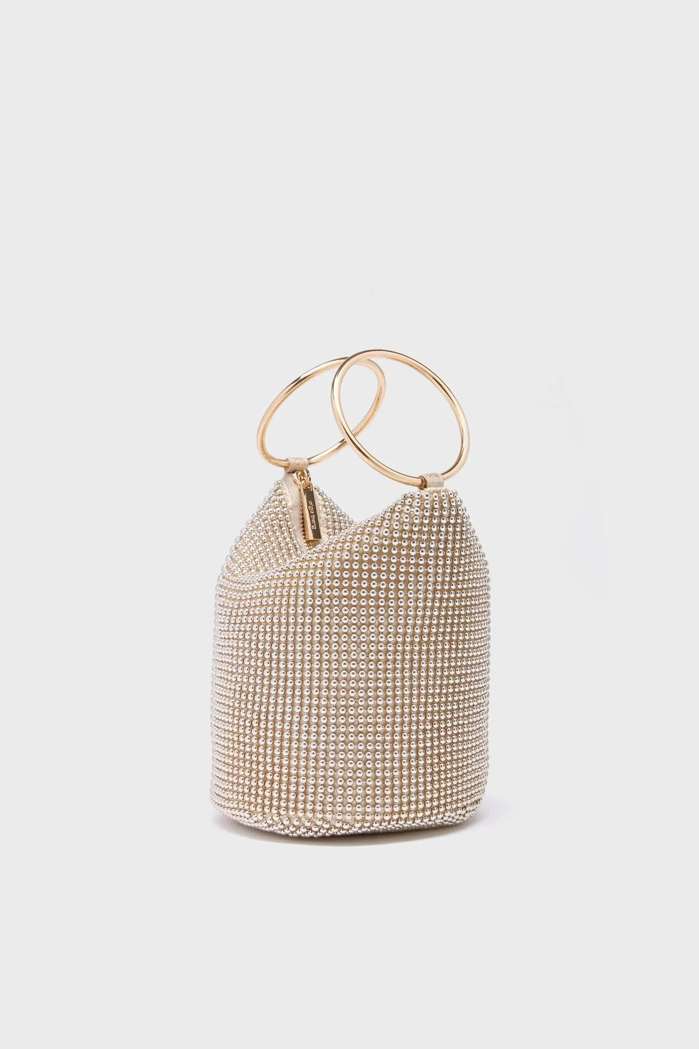 Gold Bianca Ball Mesh Handle Bag sold by Tuckernuck product image thumbnail 4