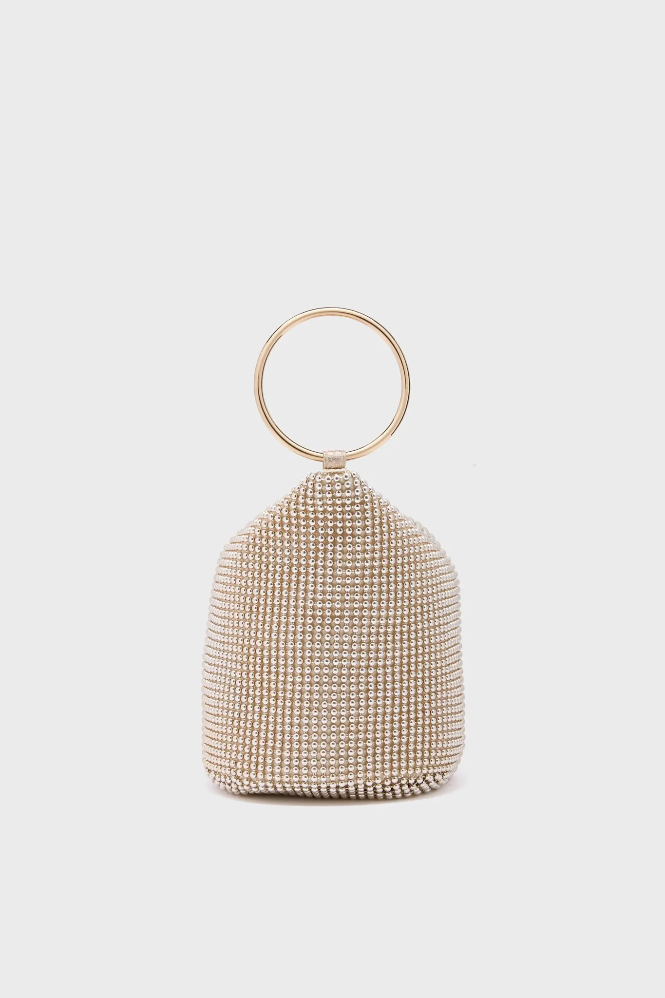 Gold Bianca Ball Mesh Handle Bag sold by Tuckernuck