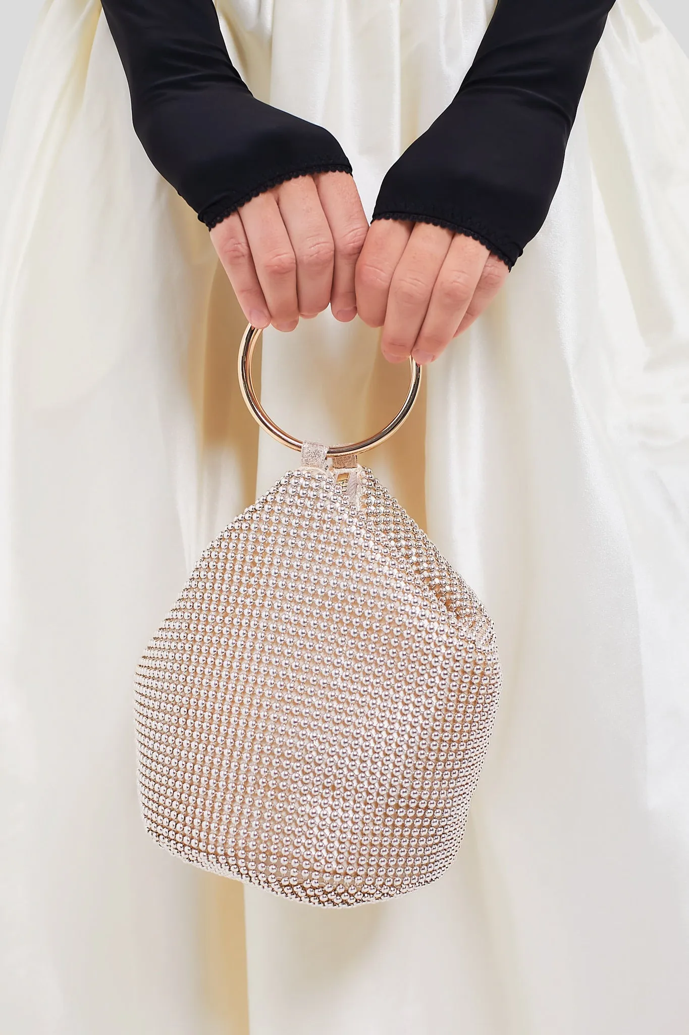 Gold Bianca Ball Mesh Handle Bag sold by Tuckernuck product image thumbnail 2