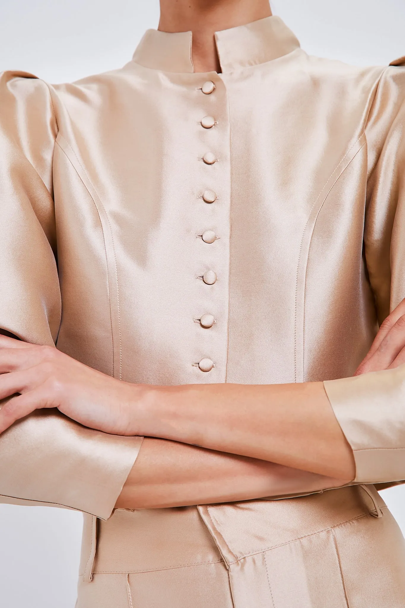 Beige Amoako Smart Jacket sold by Tuckernuck product image thumbnail 5