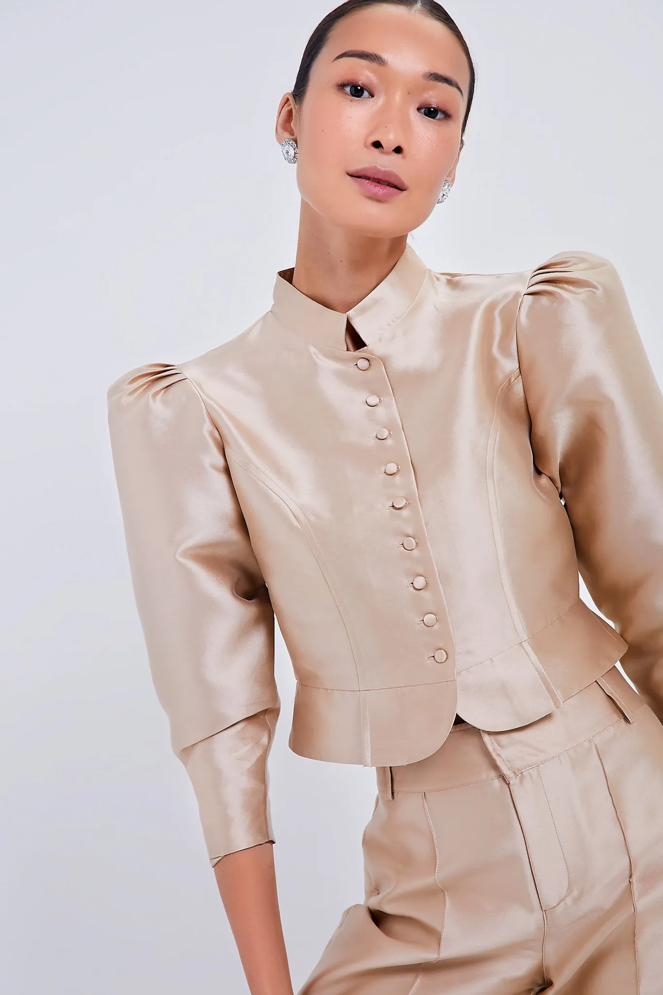 Beige Amoako Smart Jacket sold by Tuckernuck