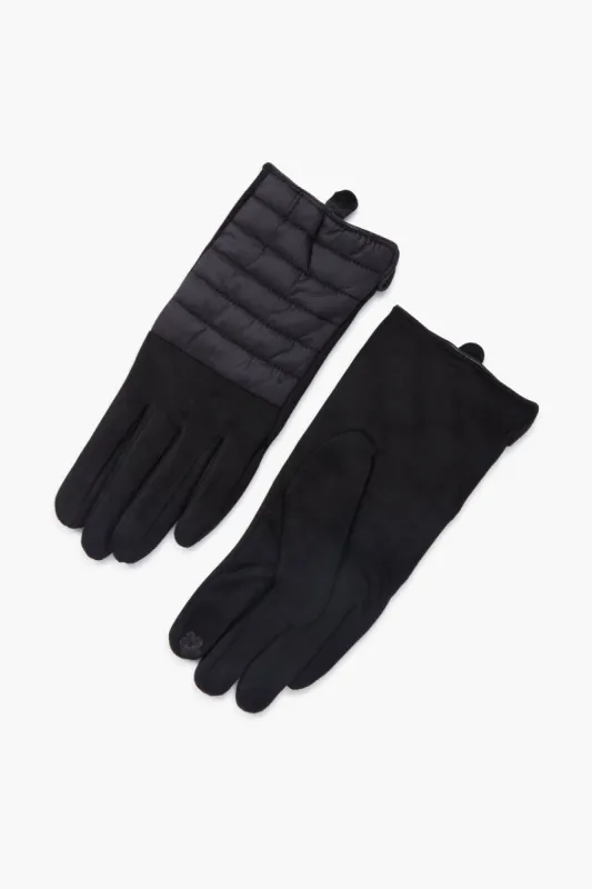 Black Puffer Gloves sold by Tuckernuck