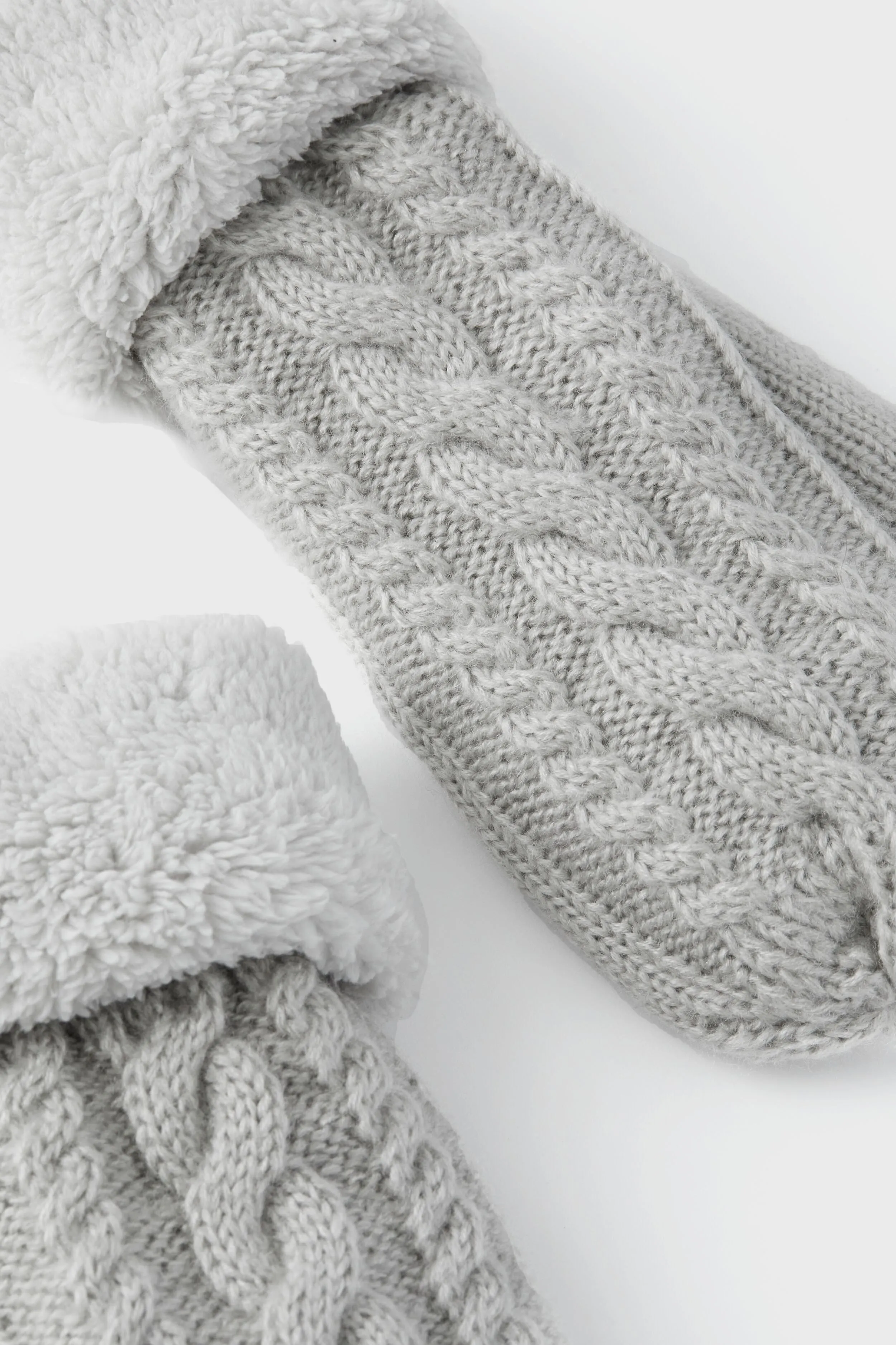 Light Grey Flurry Lined Mitten sold by Tuckernuck product image thumbnail 5