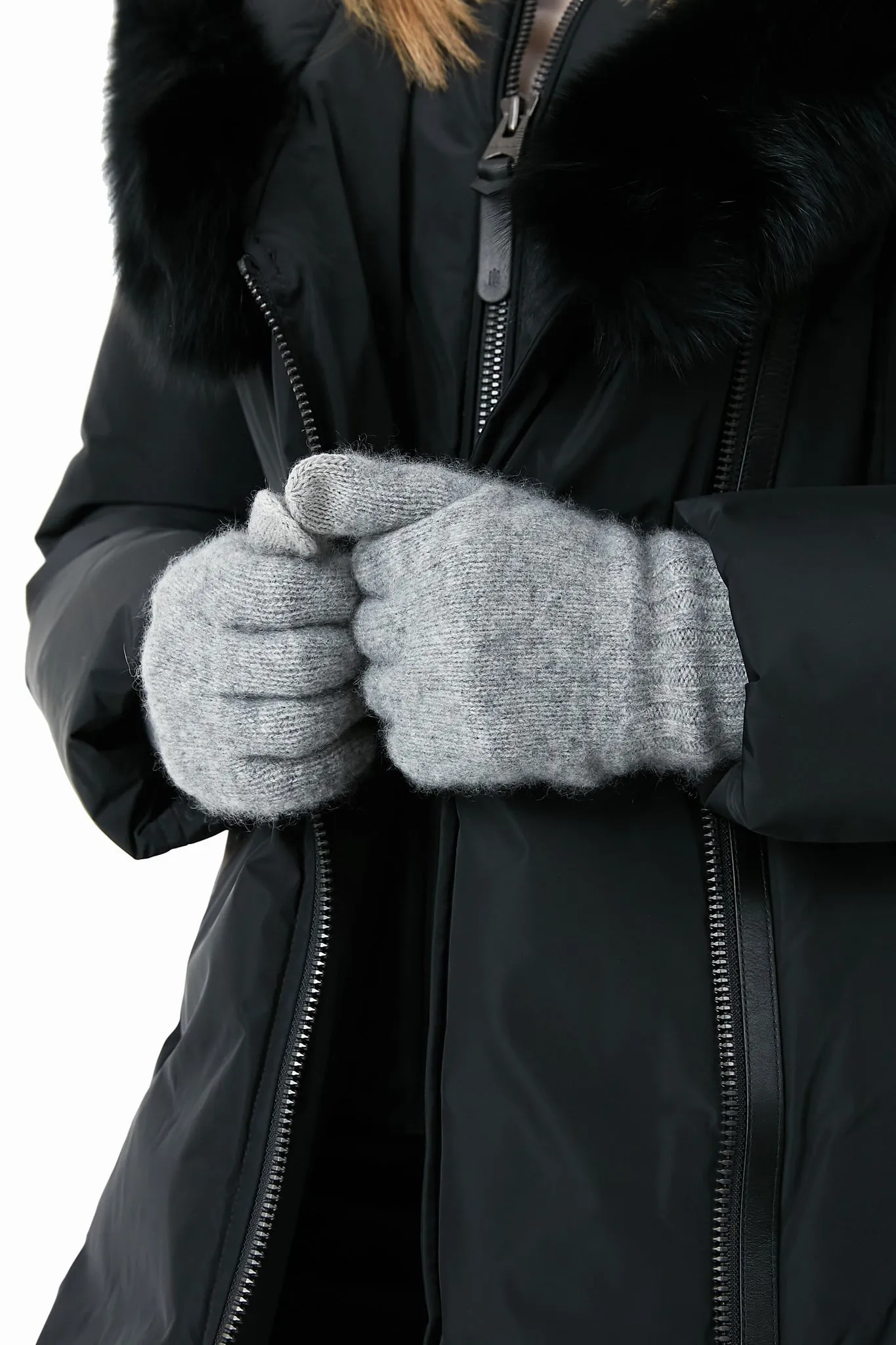 Grey Cashmere Texting Gloves sold by Tuckernuck product image thumbnail 2