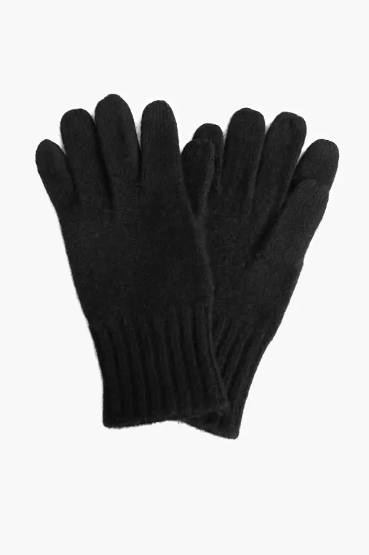 Black Cashmere Texting Gloves sold by Tuckernuck