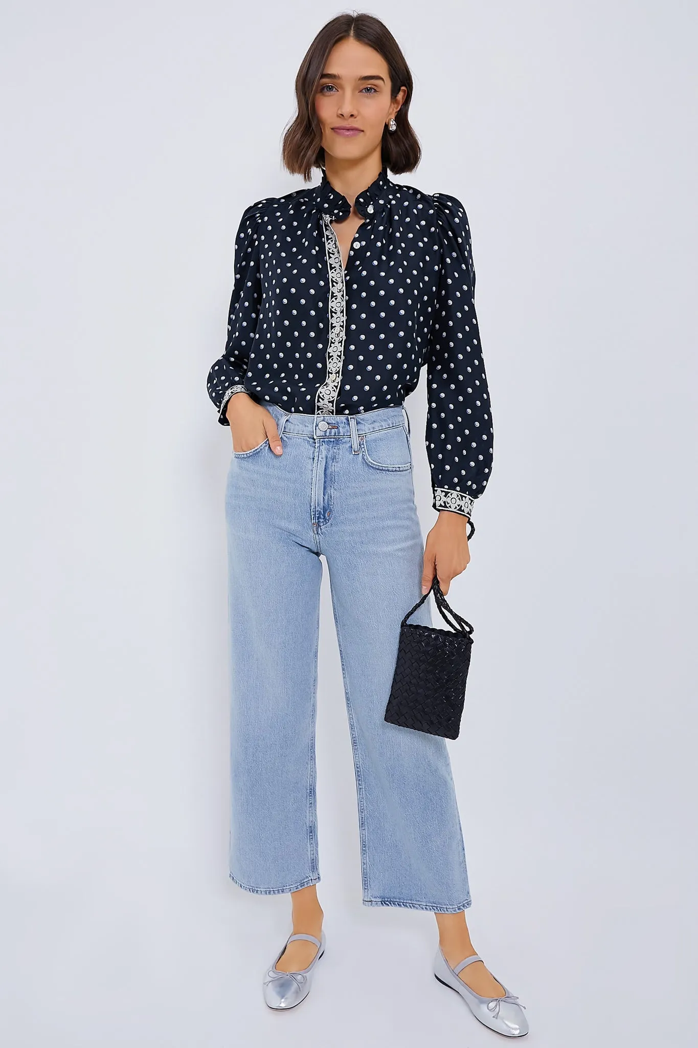 Black Raven Annabel Silk Shirt sold by Tuckernuck product image thumbnail 2