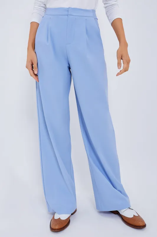 Wolf Blue Phoenix Wide Leg Trouser sold by Tuckernuck