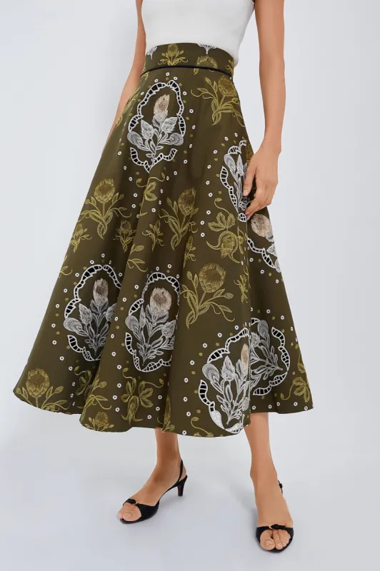 Relato Bergamota Skirt sold by Tuckernuck