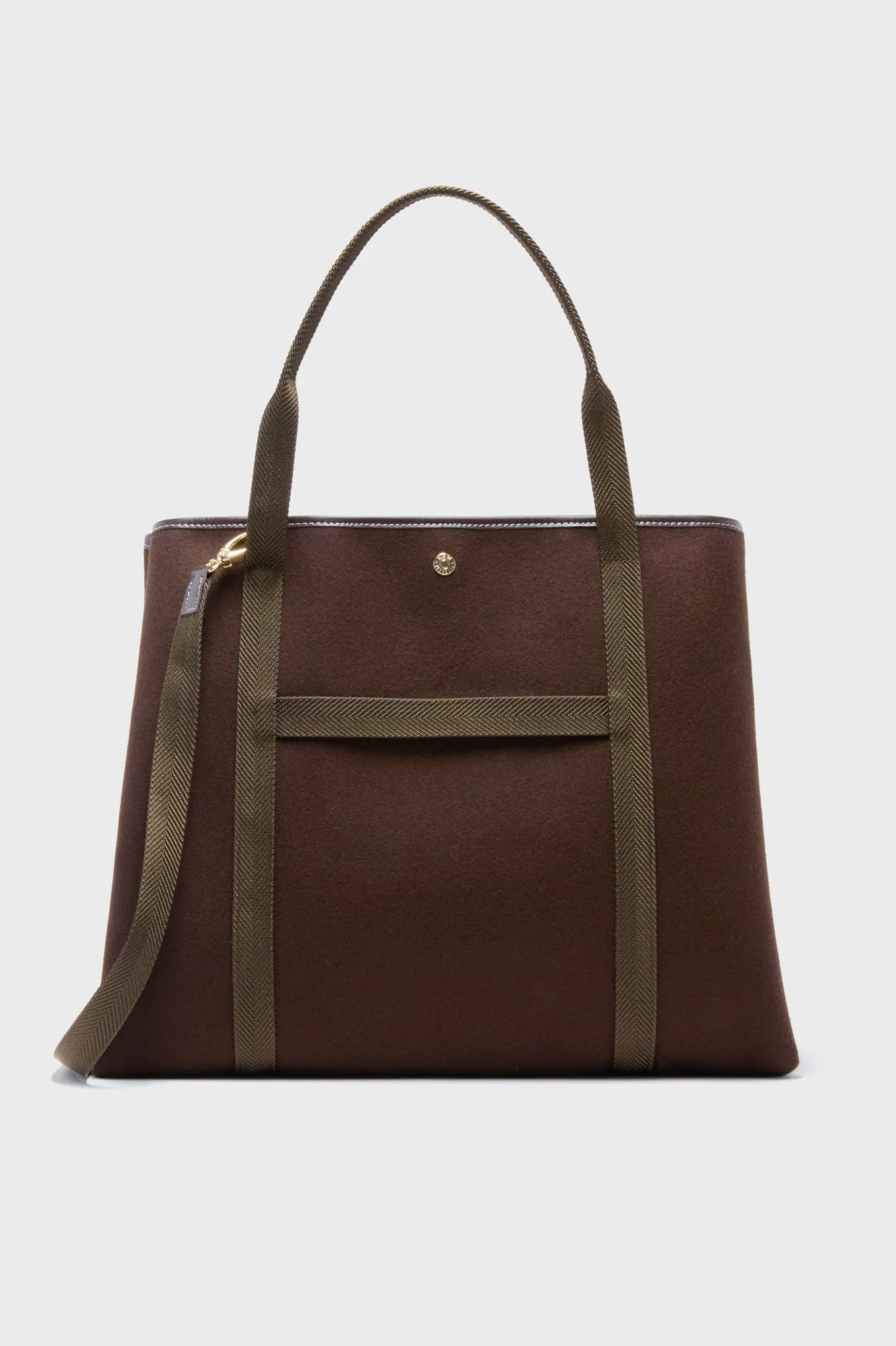 Chocolate Flannel Traversee XL Tote sold by Tuckernuck