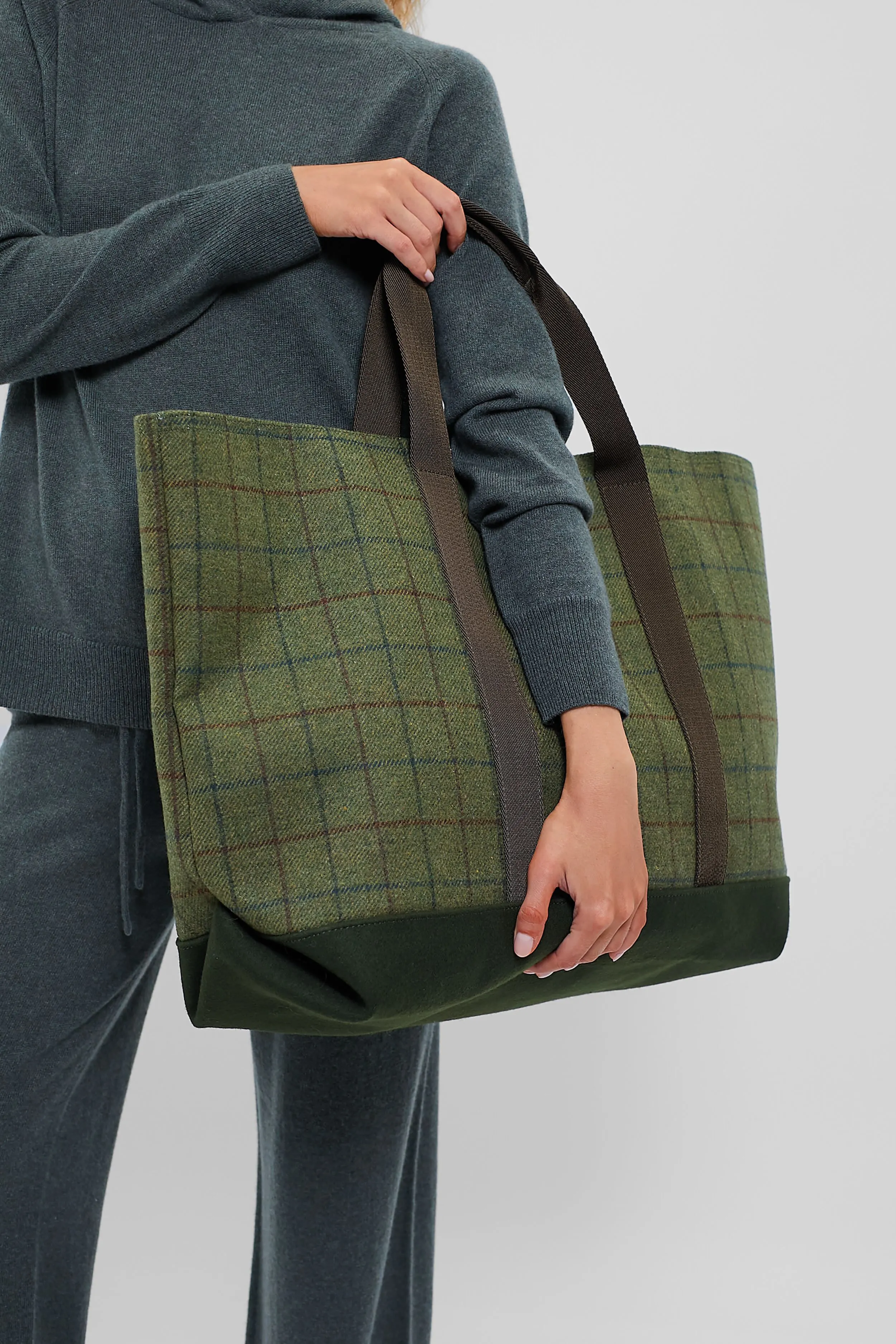 Hunting Tweed Bordeaux Tool XL Tote sold by Tuckernuck product image thumbnail 4