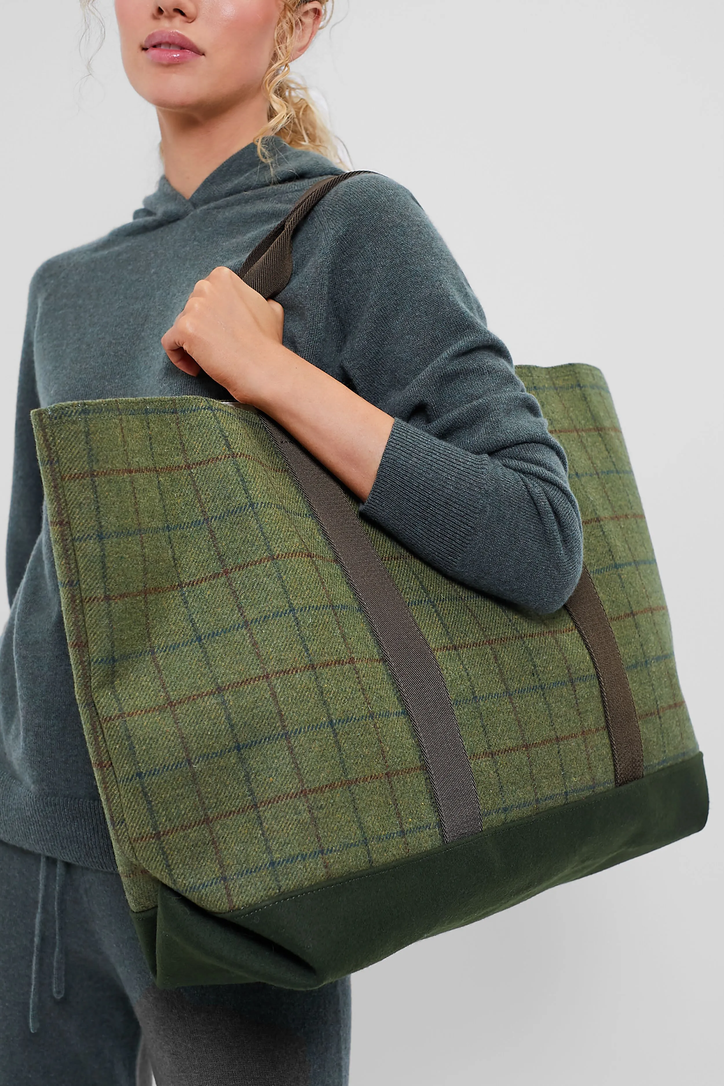 Hunting Tweed Bordeaux Tool XL Tote sold by Tuckernuck product image thumbnail 2