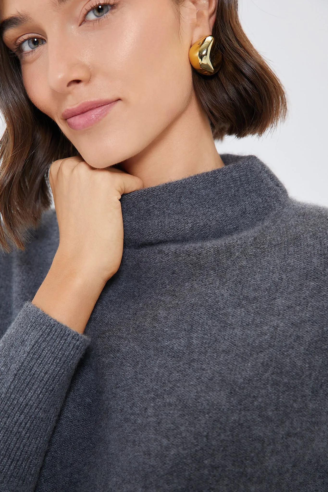 Graphite Boiled Funnel Neck Pullover sold by Tuckernuck product image thumbnail 5