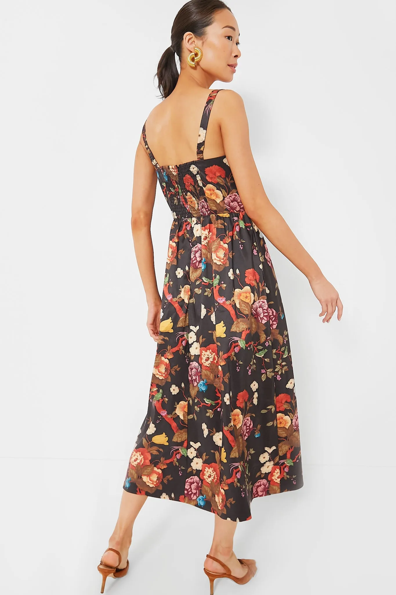 Baroque Floral Maria Dress sold by Tuckernuck product image thumbnail 4