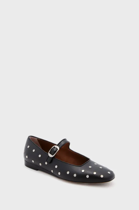 Black Classic Studded Leather Mary Janes sold by Tuckernuck
