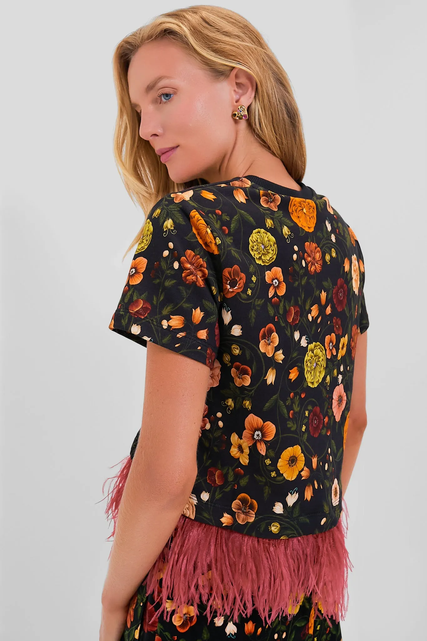 Botticelli La Scala Tee with Feathers sold by Tuckernuck product image thumbnail 4