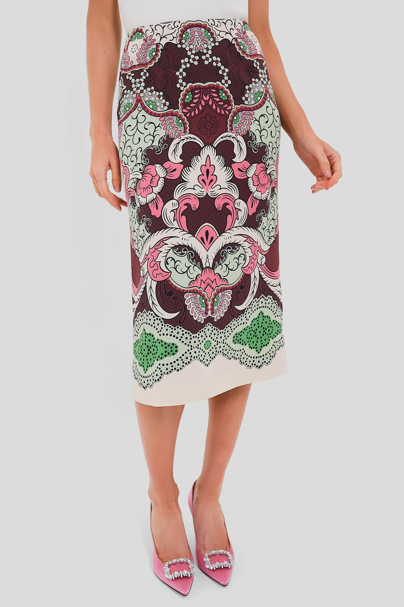 Portal Placee Pencil Skirt sold by Tuckernuck