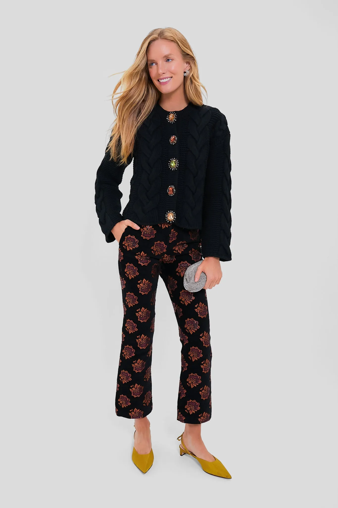 Black Portrait Cardigan sold by Tuckernuck product image thumbnail 2