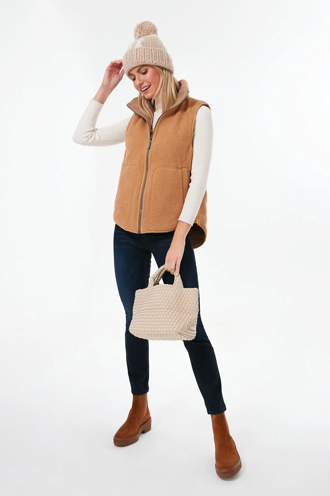 Exclusive Camel Ski Beanie sold by Tuckernuck product image thumbnail 3