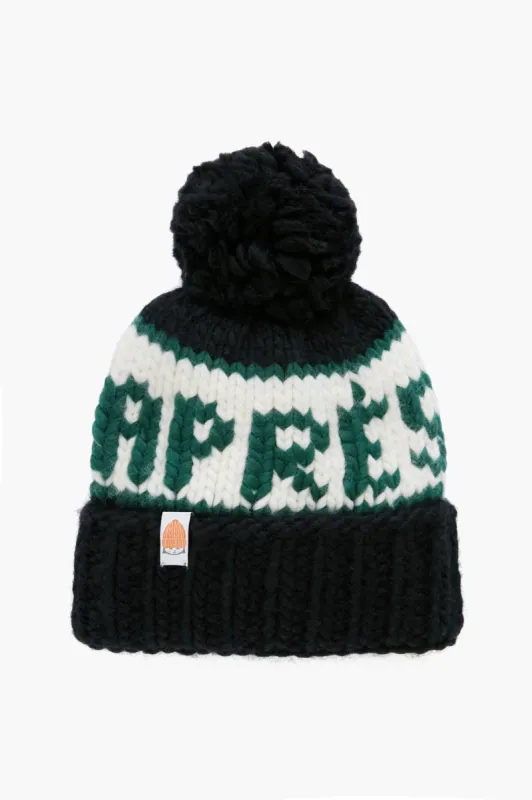 Exclusive Black and Forest Apres Beanie sold by Tuckernuck