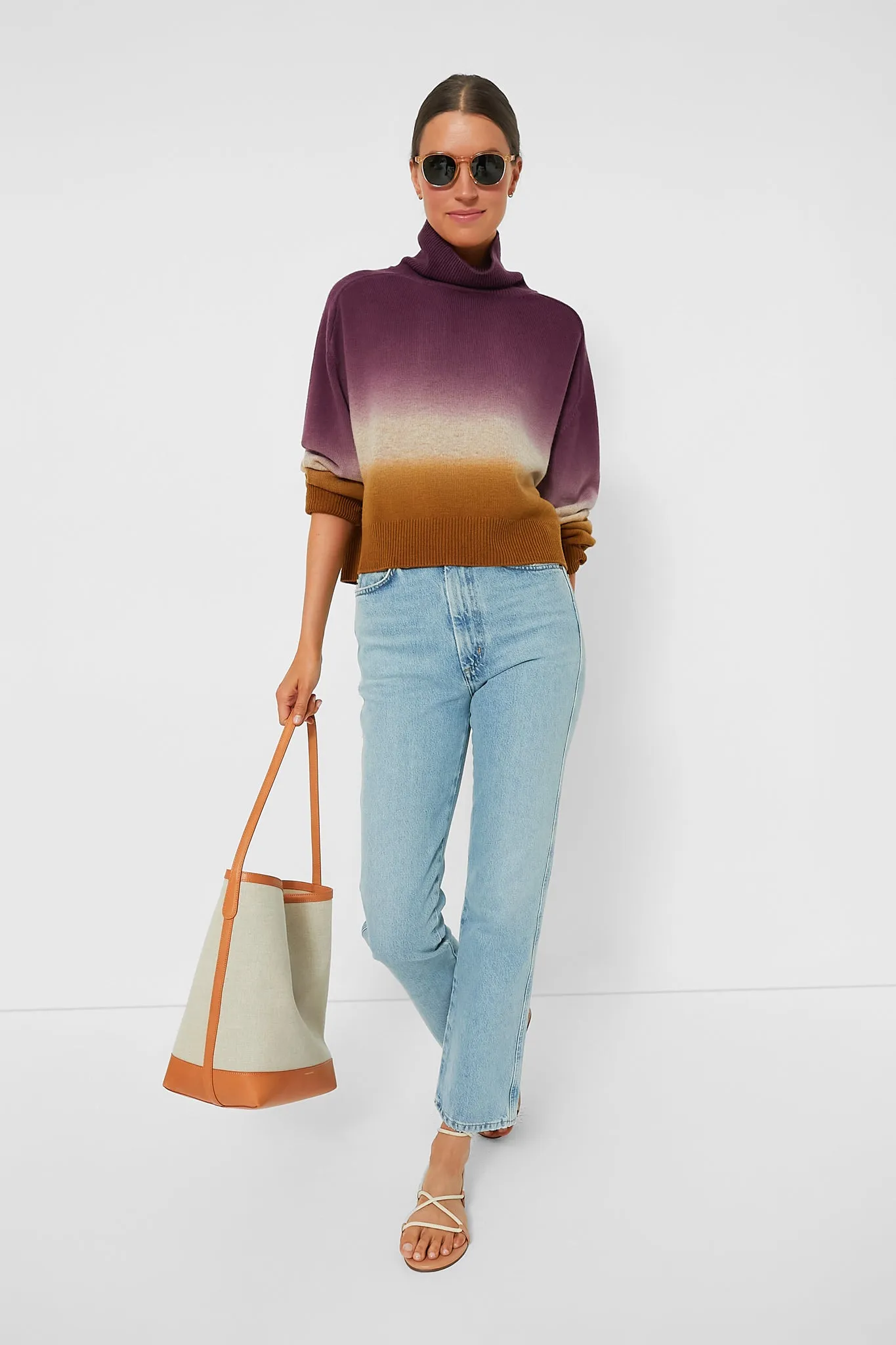 Aubergine Dora Sweater sold by Tuckernuck product image thumbnail 2