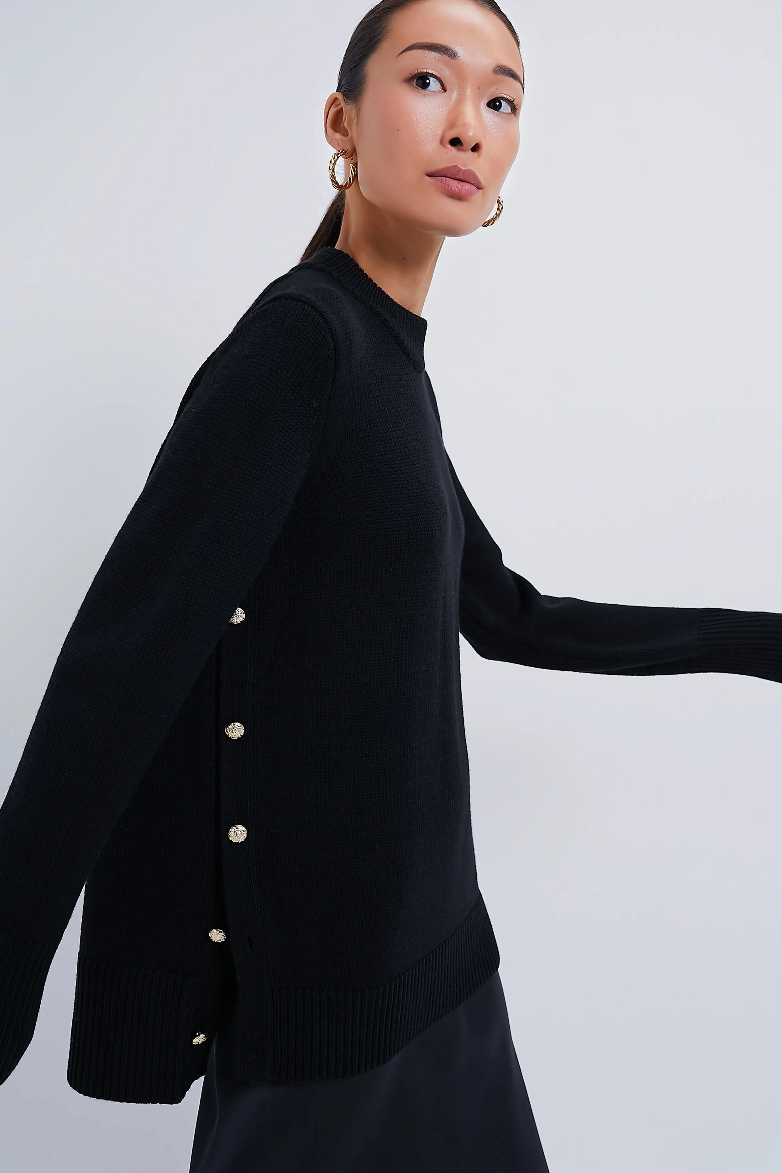 Black Bexley Sweater sold by Tuckernuck product image thumbnail 3