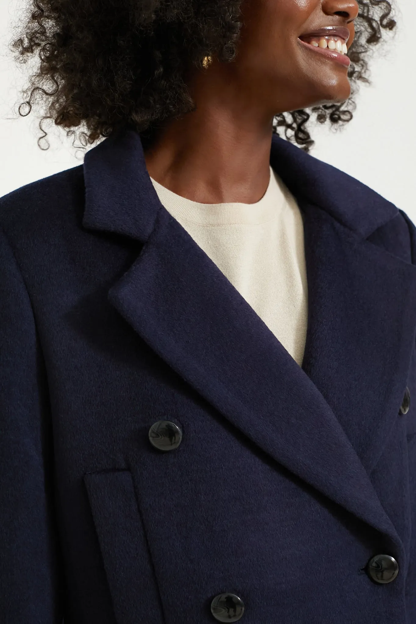 Navy Kensington Coat sold by Tuckernuck product image thumbnail 5