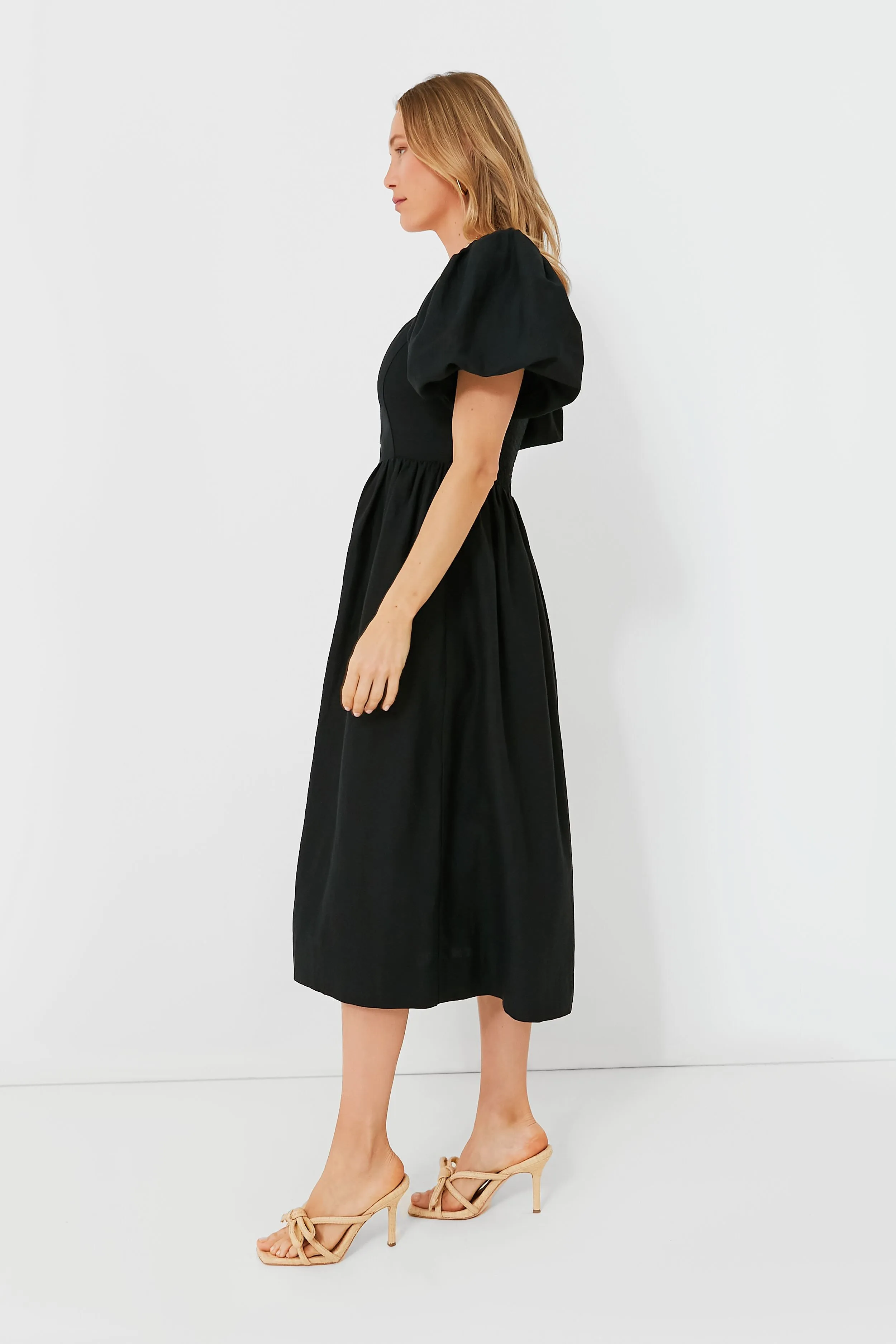 Black Alexis Midi Dress sold by Tuckernuck product image thumbnail 3