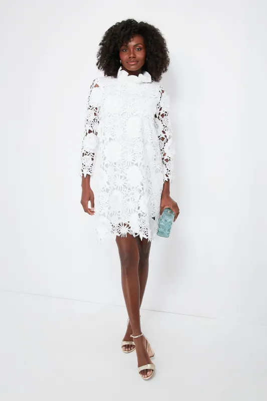 Blanc Guipure Lace Daphne Dress sold by Tuckernuck