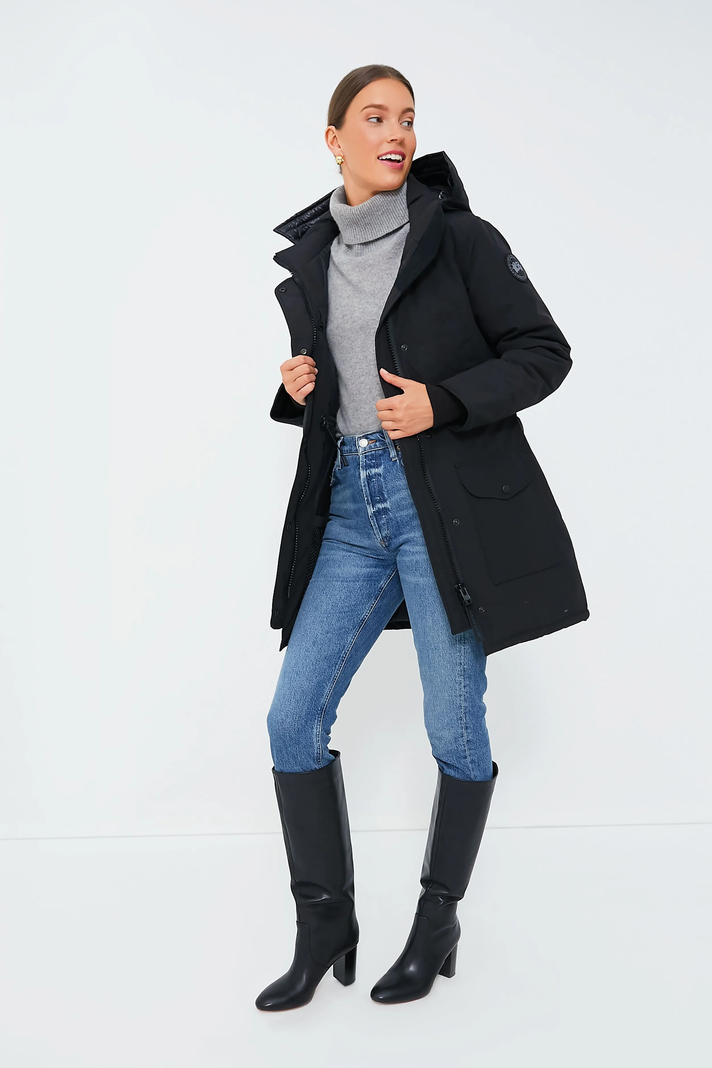 Black Noir Black Disc Trillium Parka sold by Tuckernuck product image thumbnail 2