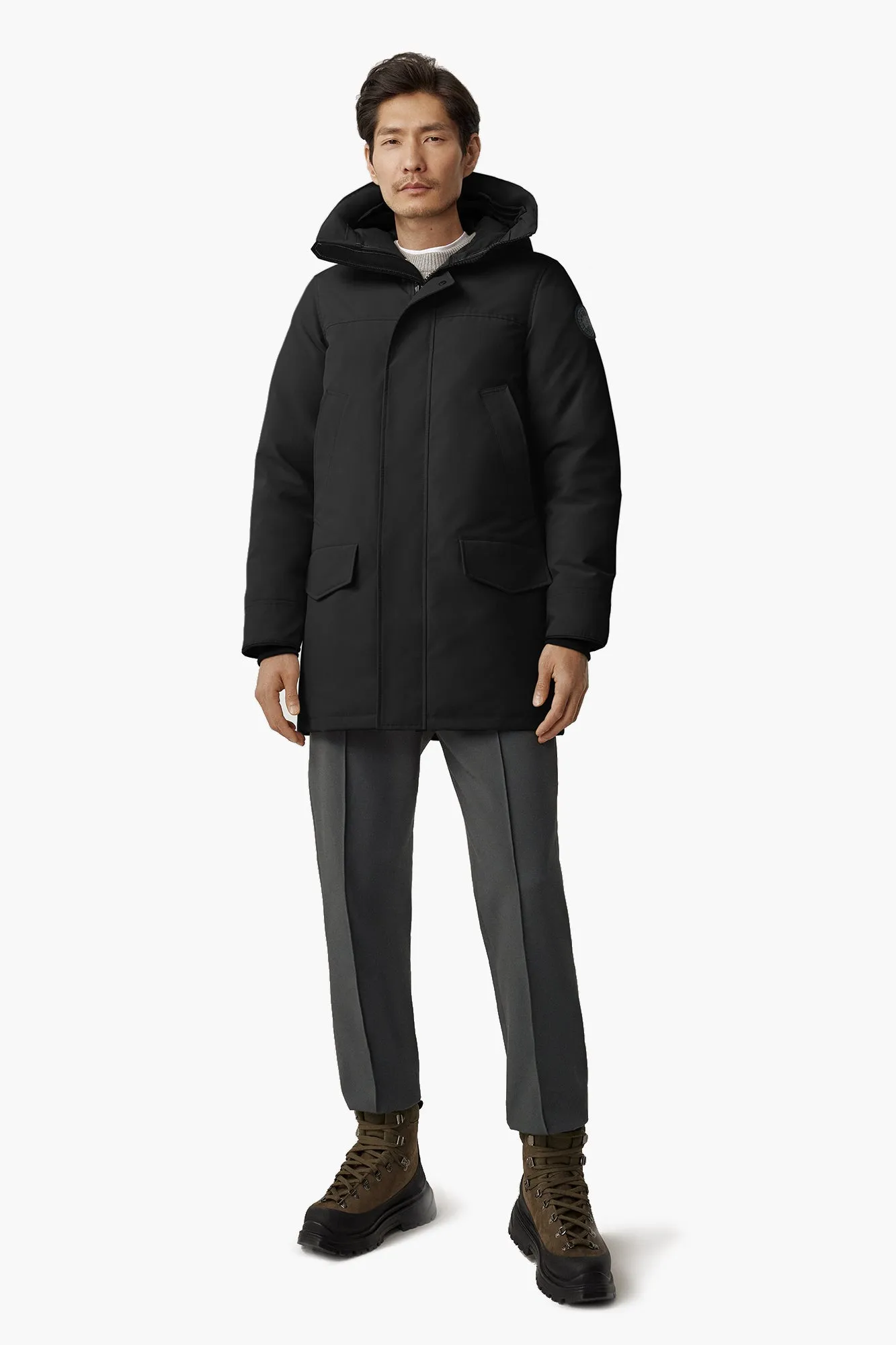 Black Mens Black Disc Langford Parka sold by Tuckernuck