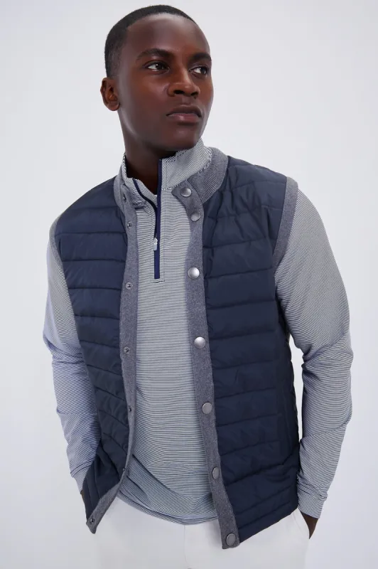 Mid Gray Essential Gilet sold by Tuckernuck