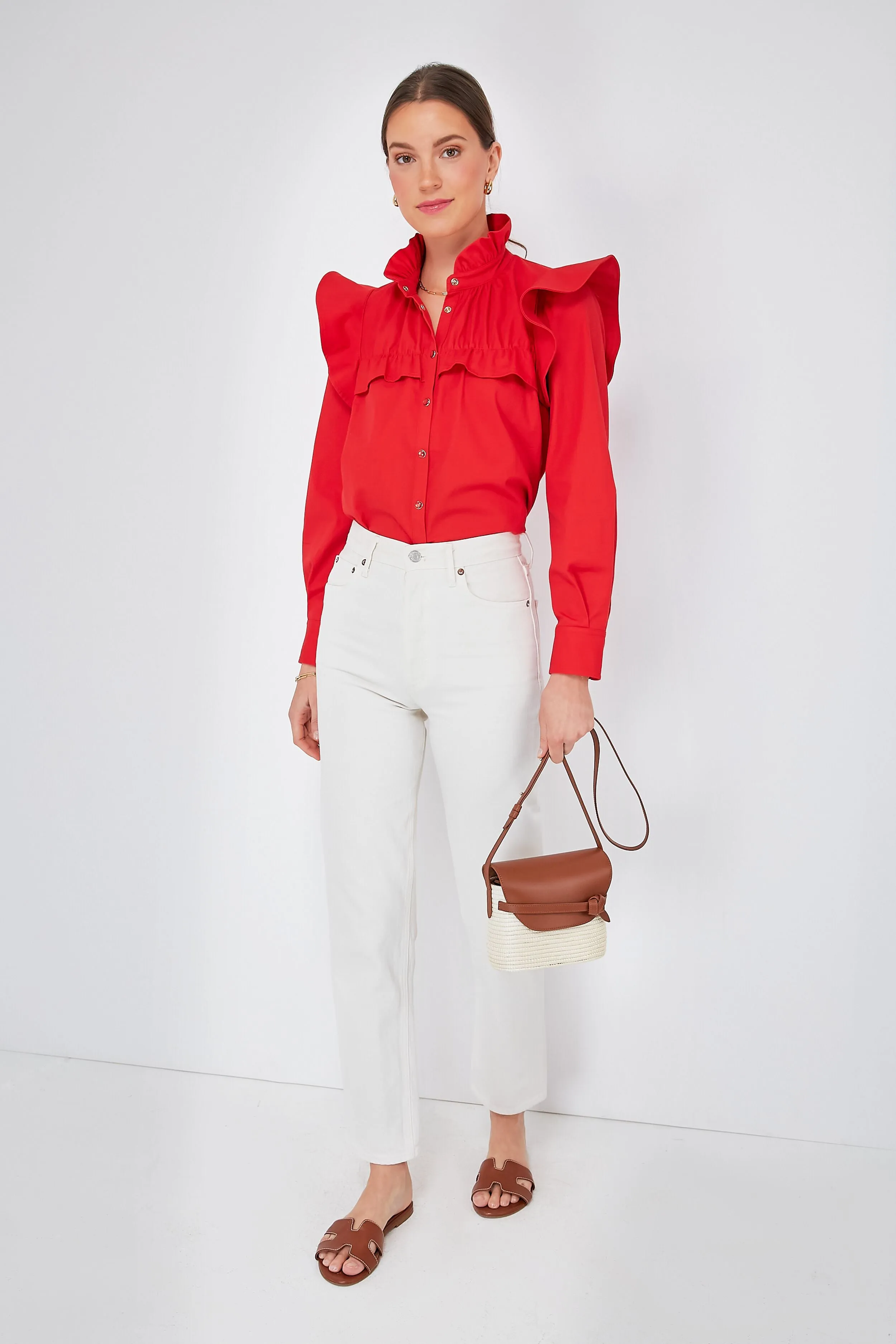 Red Winnie Blouse sold by Tuckernuck product image thumbnail 2