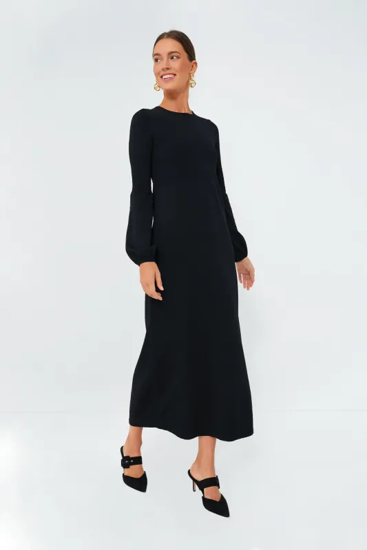 Black Double Knit Lennox Dress sold by Tuckernuck