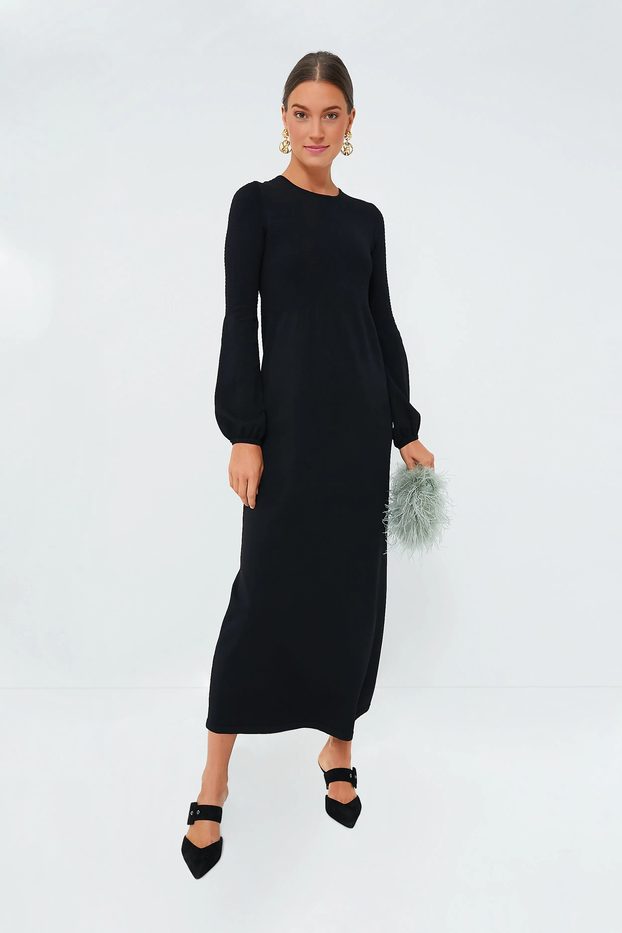 Black Double Knit Lennox Dress sold by Tuckernuck product image thumbnail 2