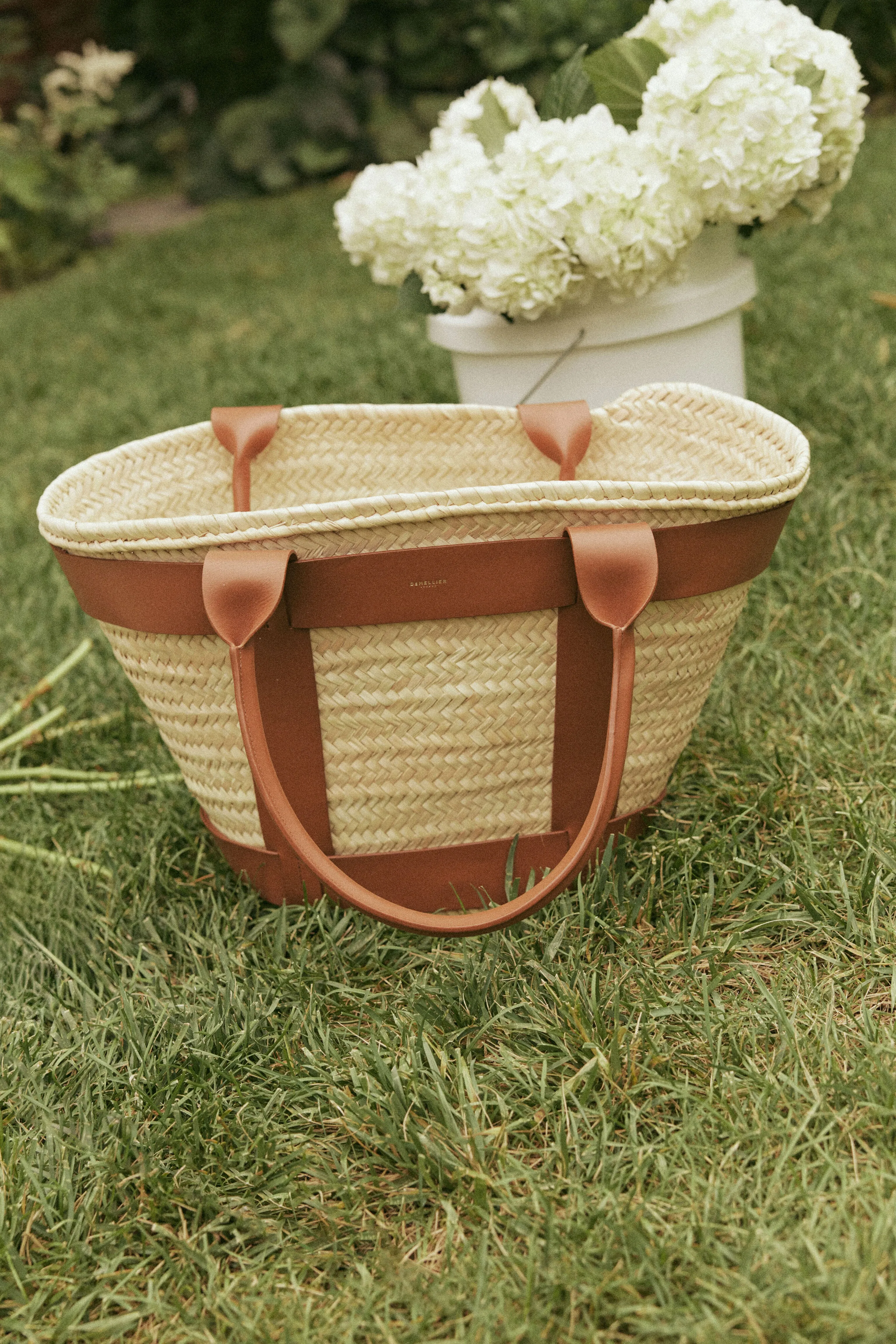 Tan Natural Raffia Maxi Santorini Bag sold by Tuckernuck product image thumbnail 3