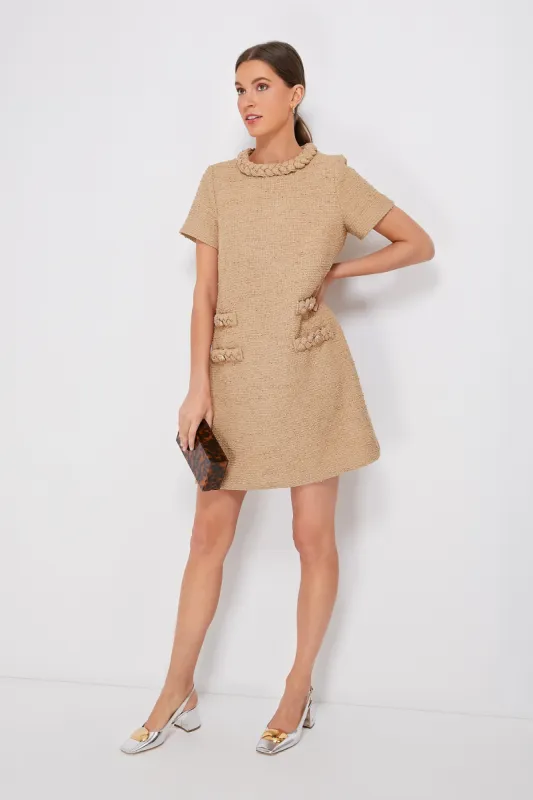 Croissant Tweed Jackie Dress made by Tuckernuck