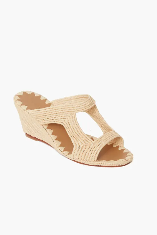 Natural Raffia Tija Heels sold by Tuckernuck