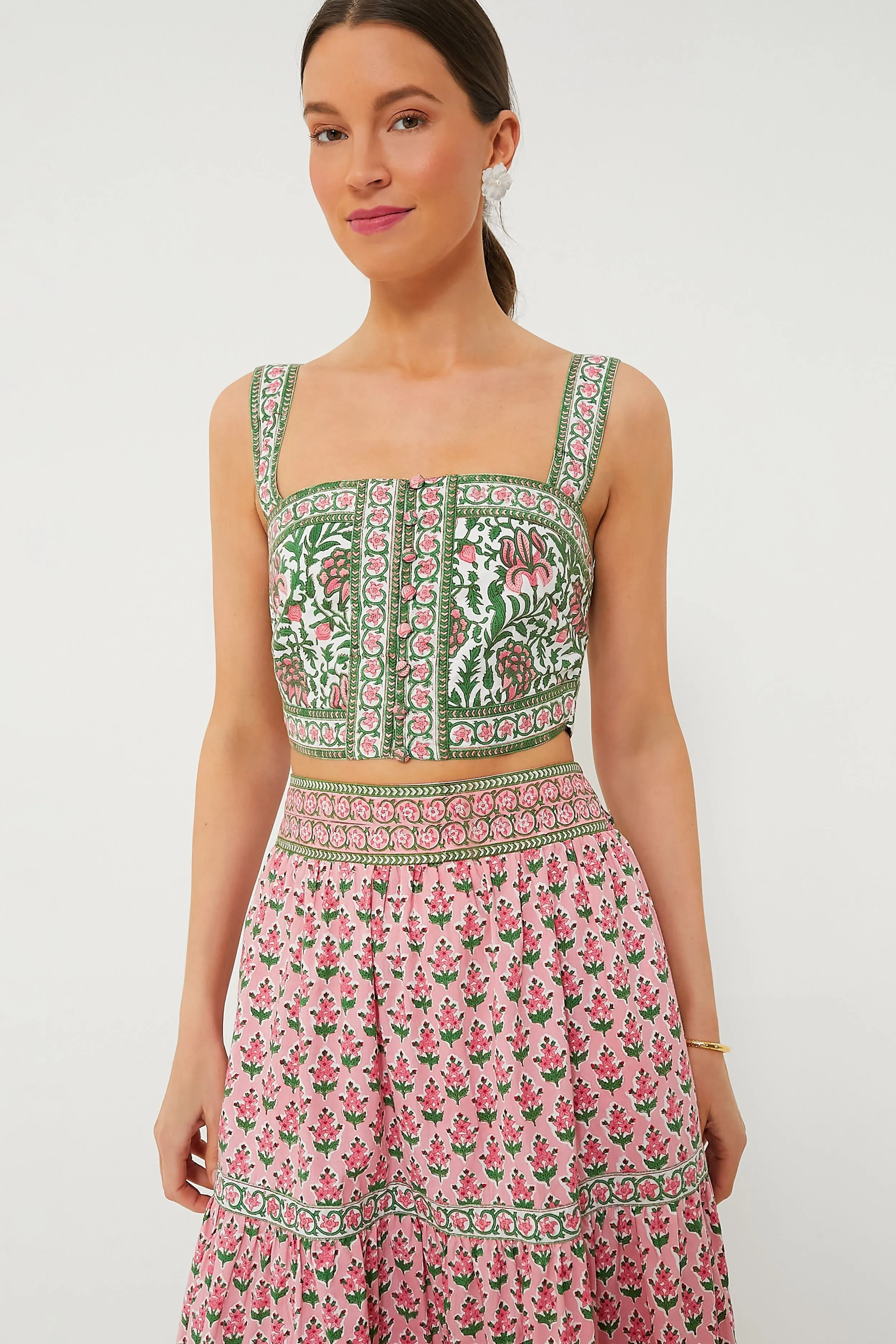 Mother of Pearl Zia Earrings sold by Tuckernuck product image thumbnail 3