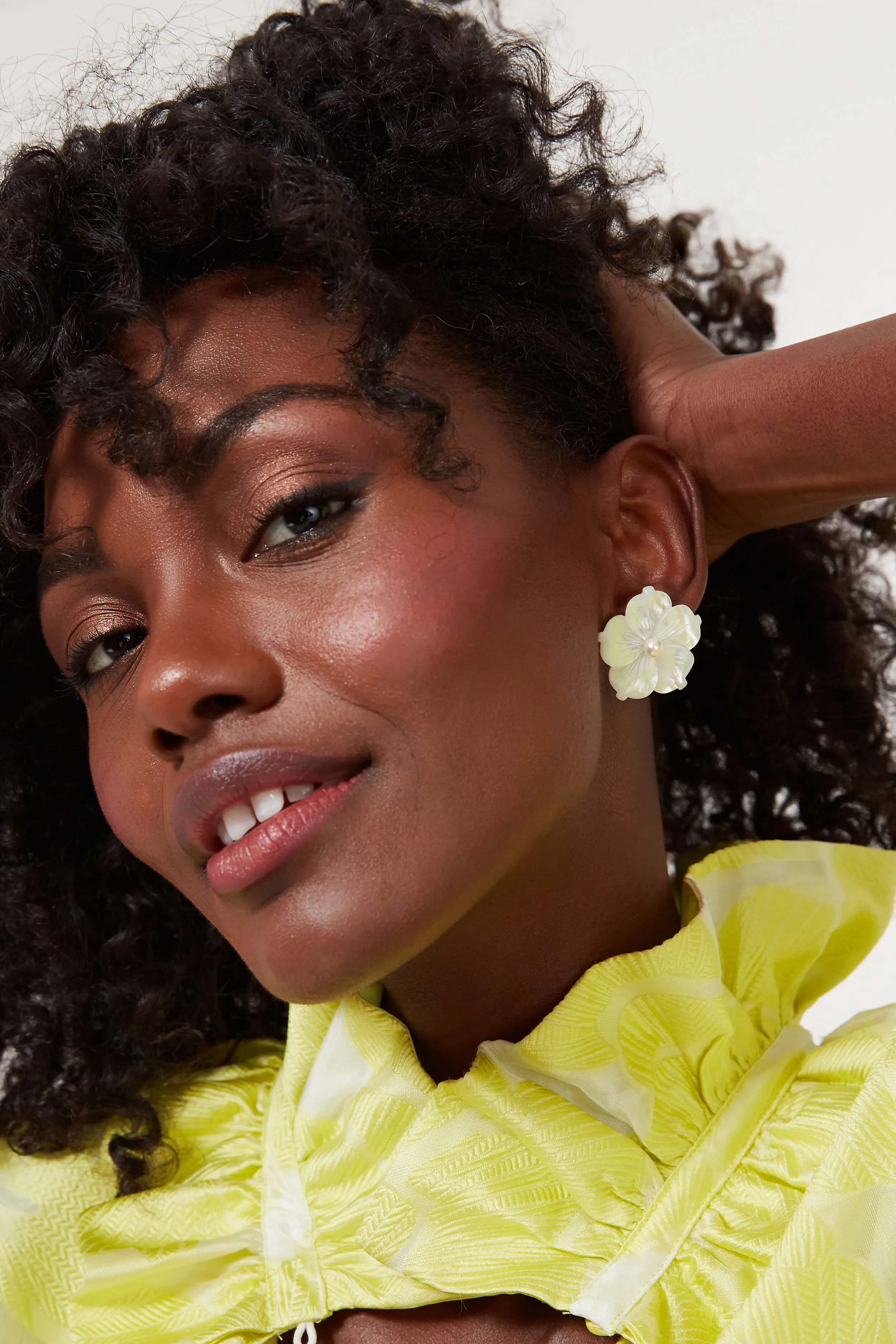 Mother of Pearl Zia Earrings sold by Tuckernuck product image thumbnail 2