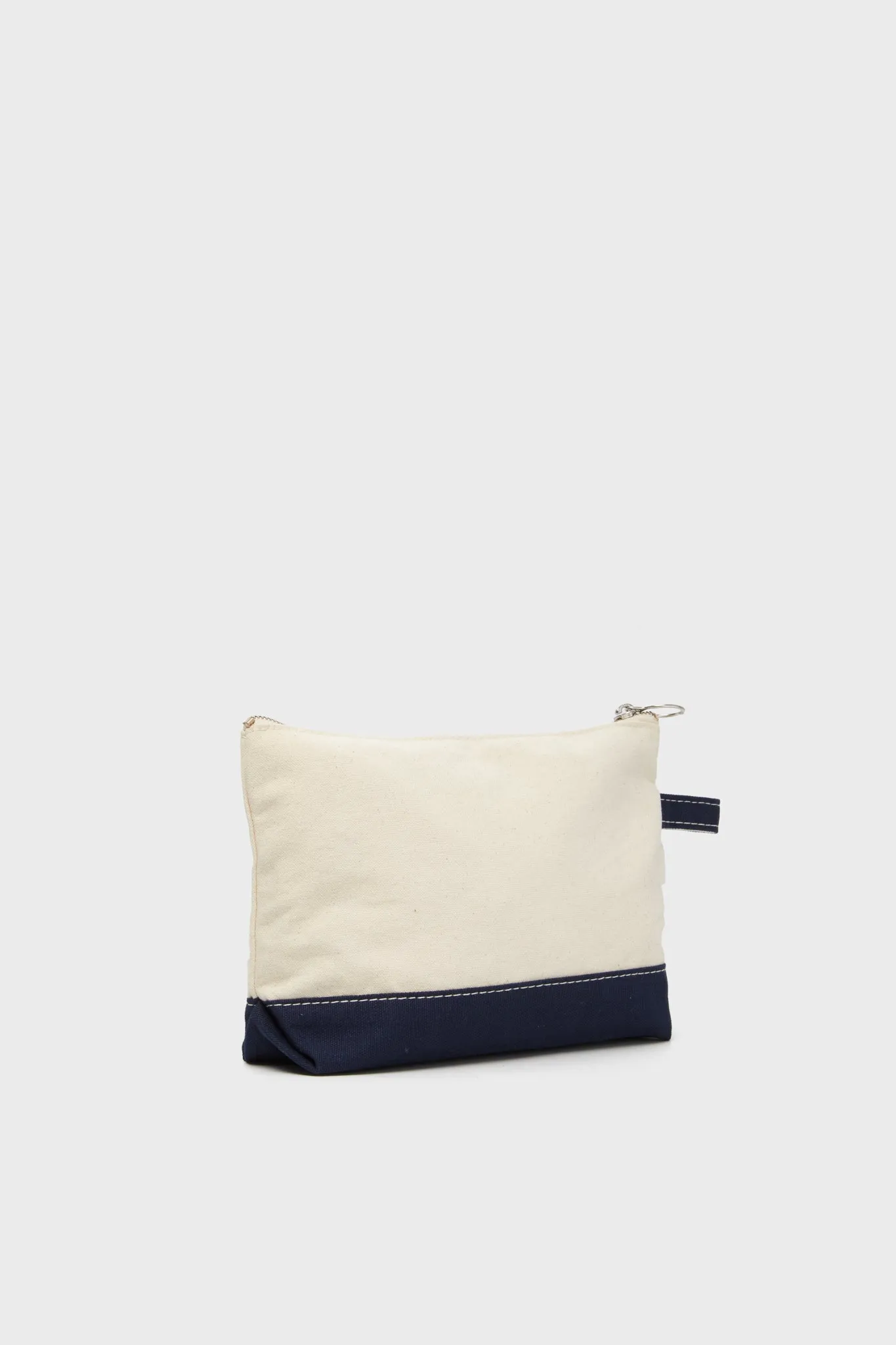 Navy Monogrammed Canvas Make-Up Bag sold by Tuckernuck product image thumbnail 2
