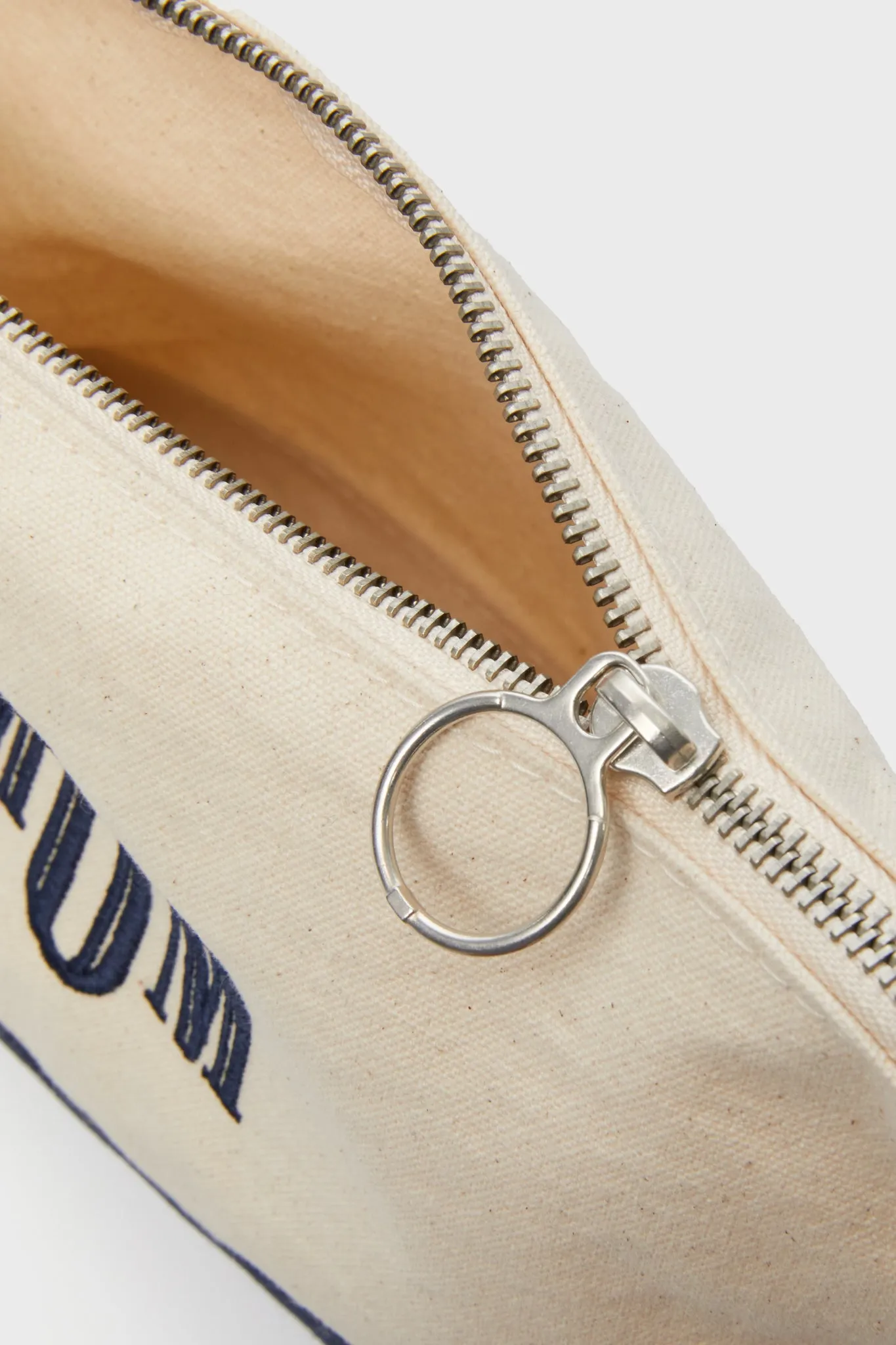 Navy Monogrammed Canvas Make-Up Bag sold by Tuckernuck product image thumbnail 3