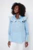 Chambray Linen Mirabella Blouse sold by Tuckernuck