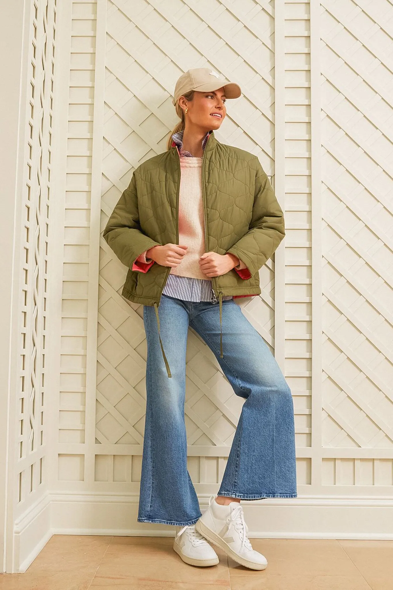 Extra-White Natural V-15 Sneakers sold by Tuckernuck product image thumbnail 2