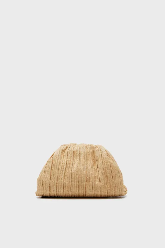 Natural Raffia Bailey Pleated Clutch sold by Tuckernuck