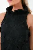 Black Guipure Lace Blythe Dress sold by Tuckernuck