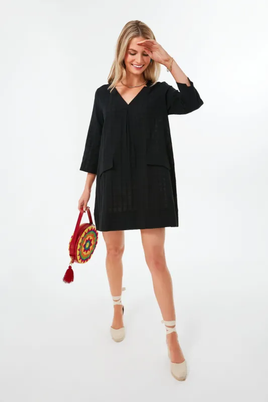 Black Mini Carolina Caftan sold by Tuckernuck