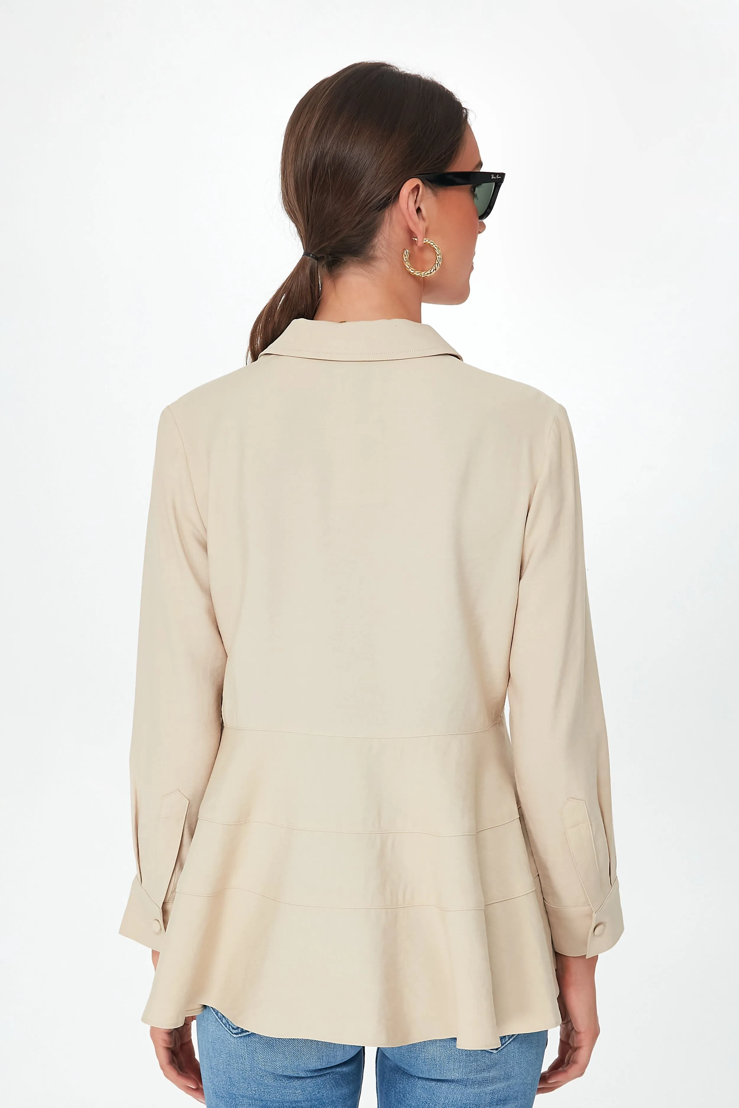 Tan Ashlen Blouse sold by Tuckernuck product image thumbnail 4